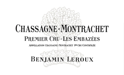 2018 Chassagne-Montrachet 1er Cru, Les Embazées, Benjamin Leroux